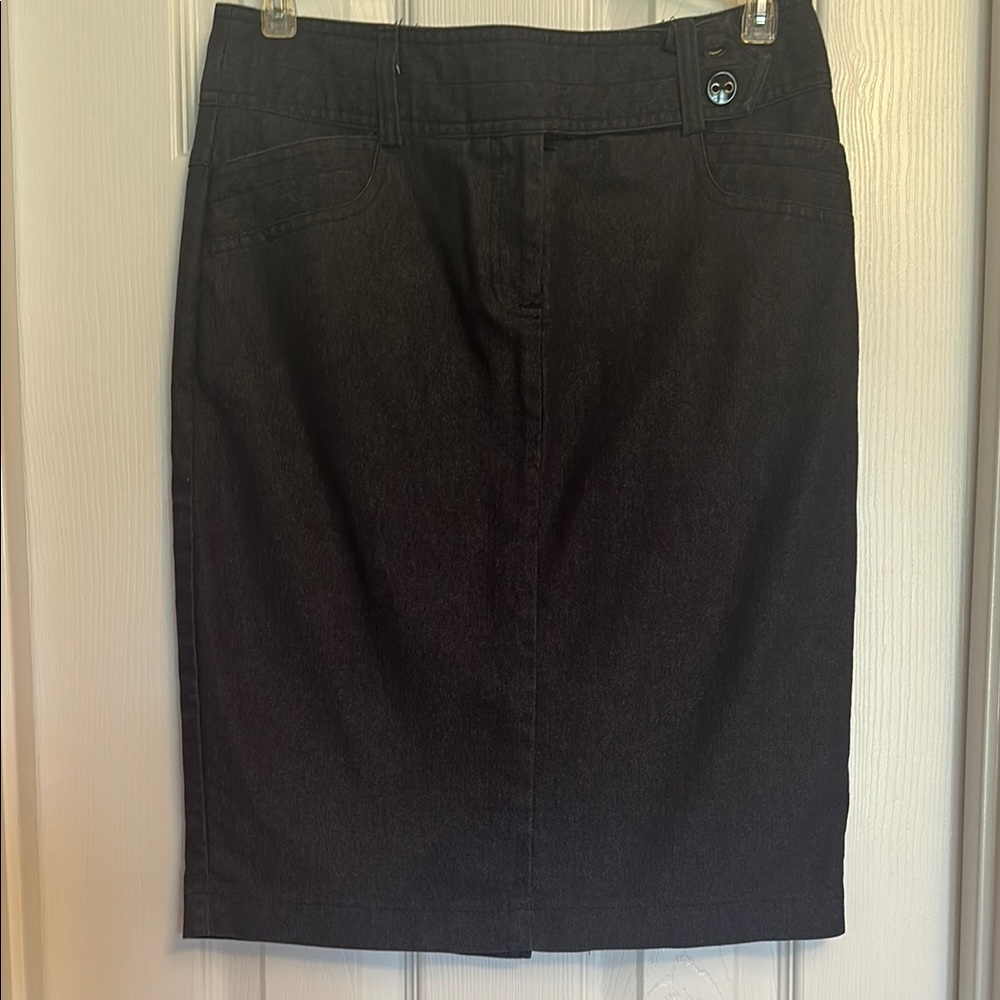 Tracey Evans Classic Denim Skirt